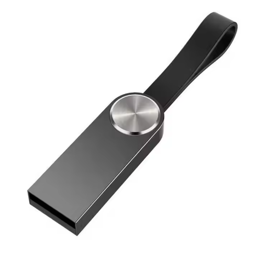 Metal USB with PVC Strip - 16GB