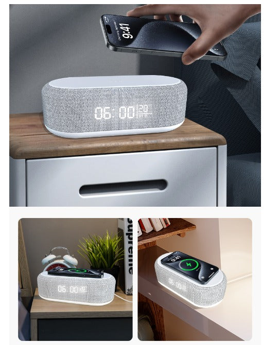 Wireless Digital Clock with BT Speaker