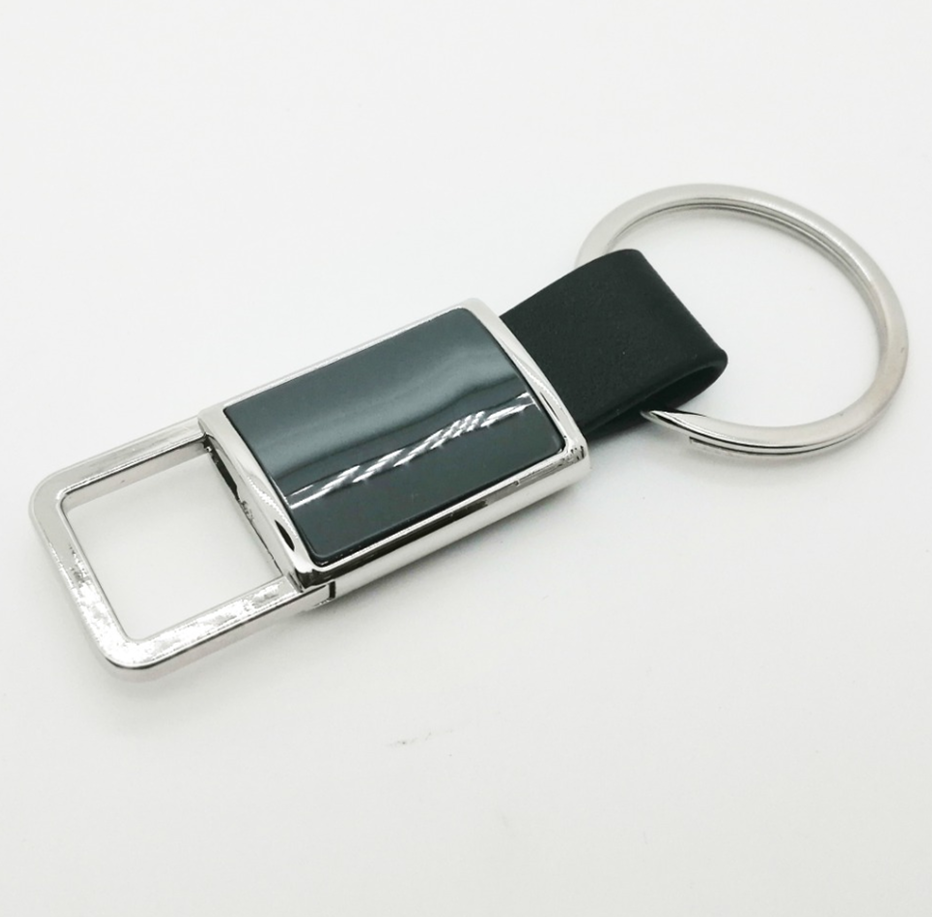 Hook Shape Metal Keychain