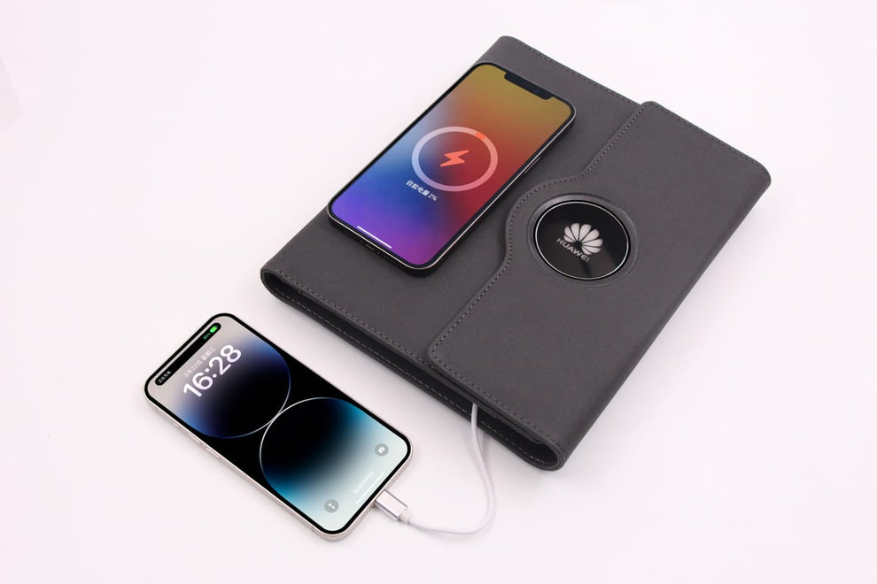 Charging Note Wireless charging note book – Rebrand